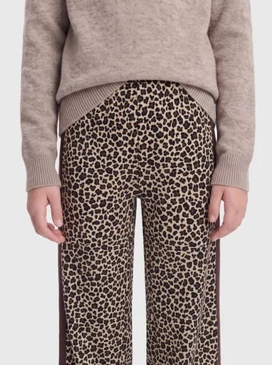 Kids Only KOGVIDA POP WIDE PANT PNT Black/Fr Leo Nat - foto 3