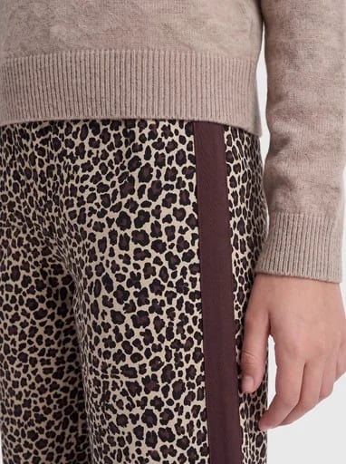 Kids Only KOGVIDA POP WIDE PANT PNT Black/Fr Leo Nat - foto 2