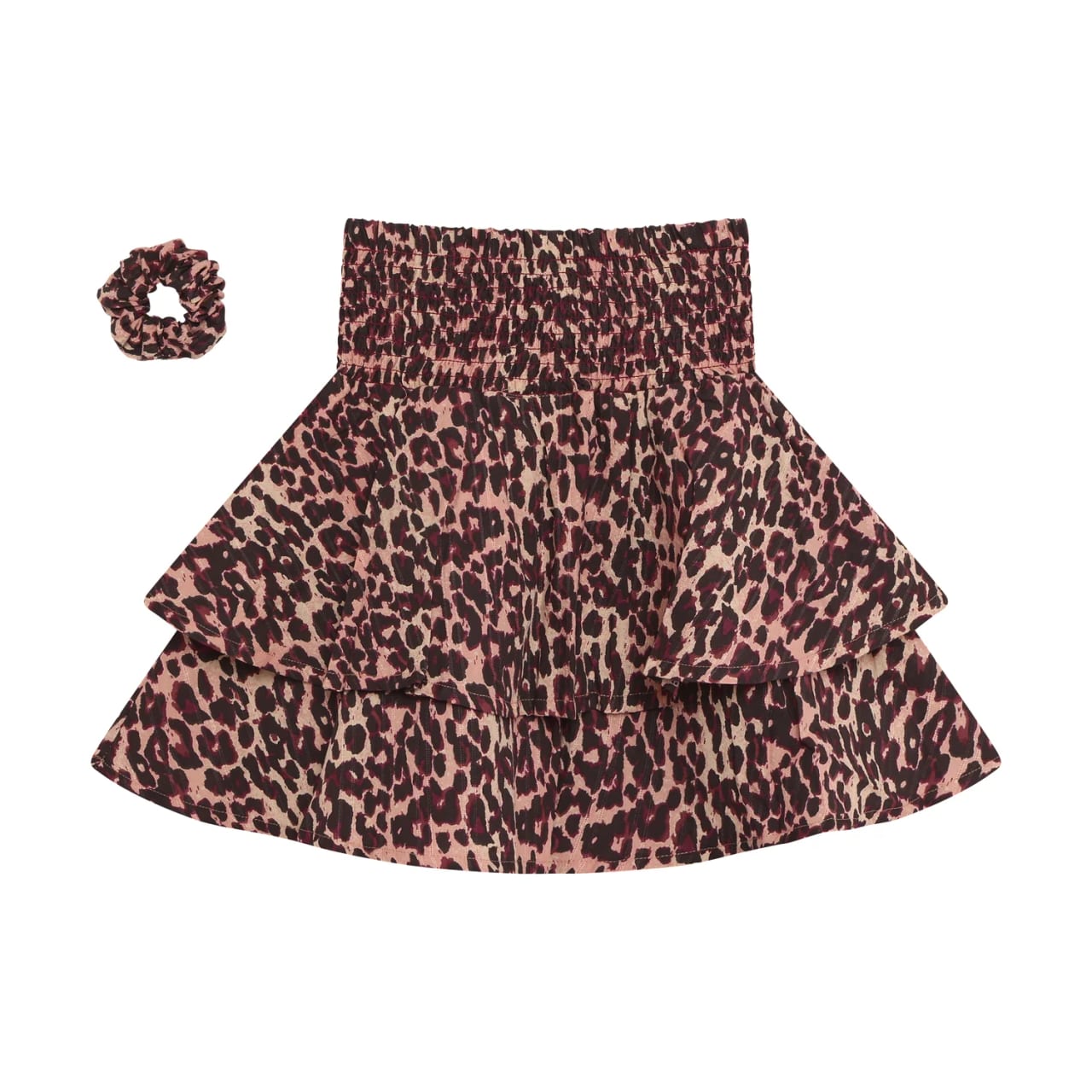 Indian Blue Skirt Leopard