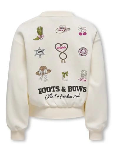 Kids Only Kogflorine Ls O-Neck Printed Swt - foto 2