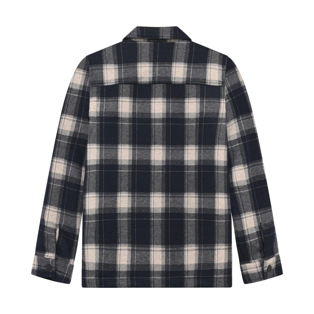 Indian Blue Shirt Jacket Zip Check - foto 2