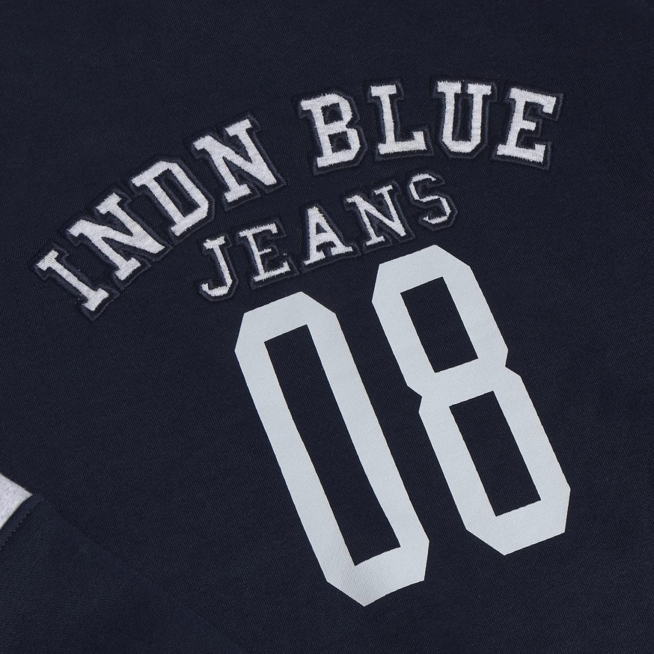 Indian Blue Loose Fit Sweat College Brush - foto 3