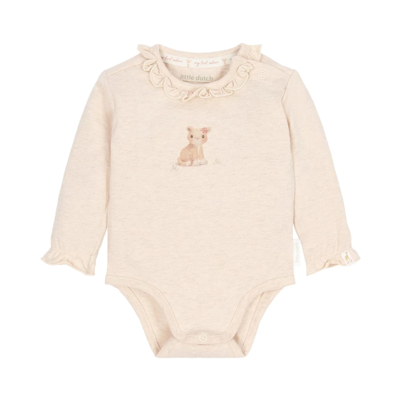 Little Dutch Romper Overslag Lange Mouw Vanilla Melee