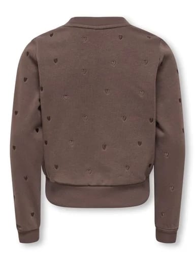 Kids Only Kogtika L/S O-NECK EMB HEART SWT Bracken - foto 2