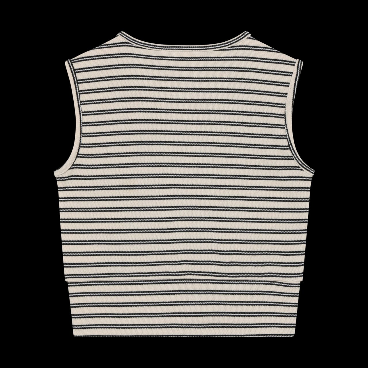 Indian Blue Cropped Top Stripe