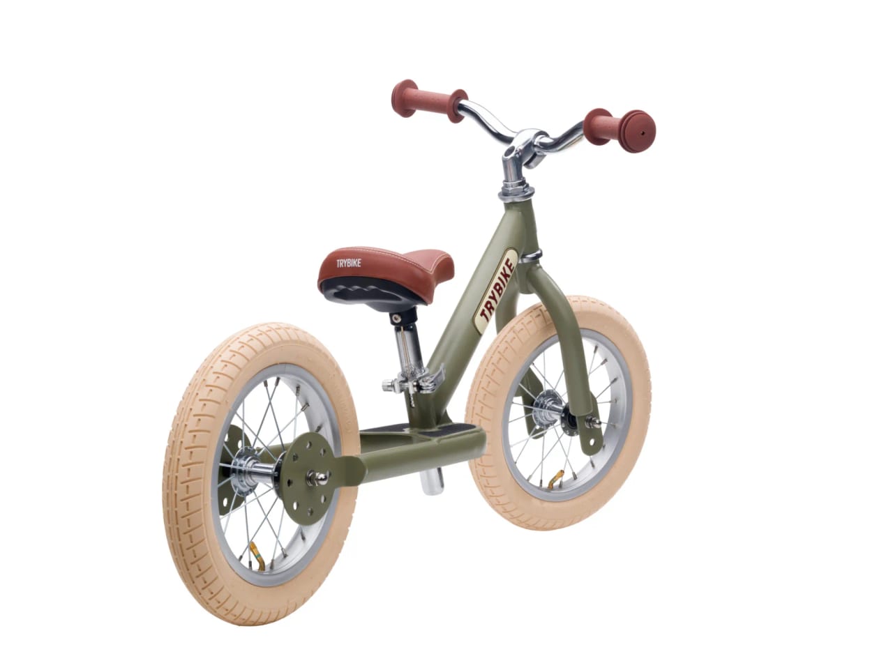 Trybike Steel Vintage Green Matt Loopfiets
