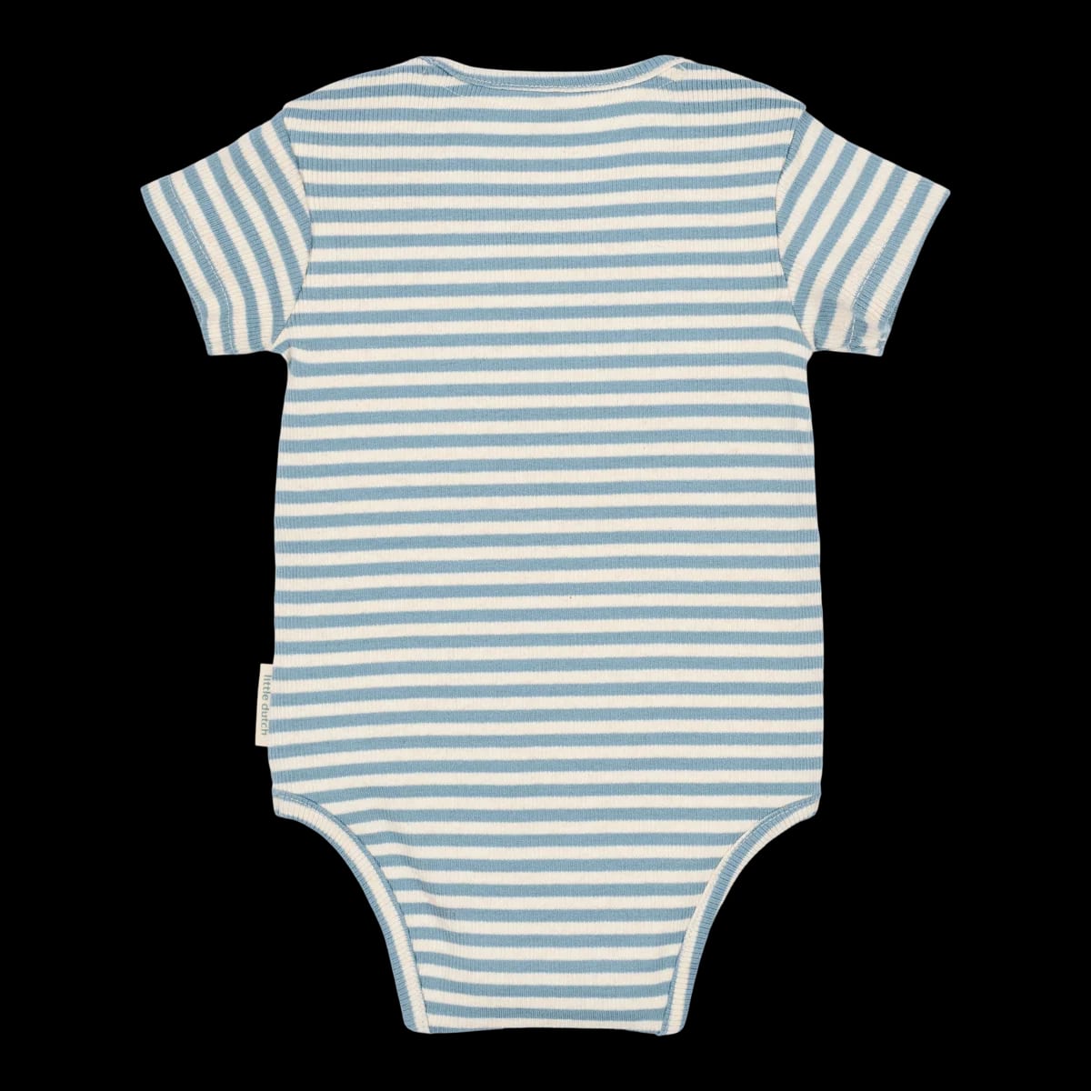 Little Dutch Romper Korte Mouw Blauw Stone Blue Stripe
