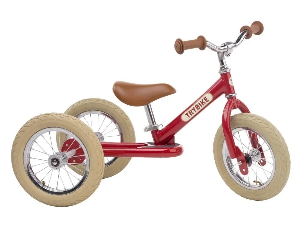 Trybike Steel Vintage Red Loopfiets - foto 2