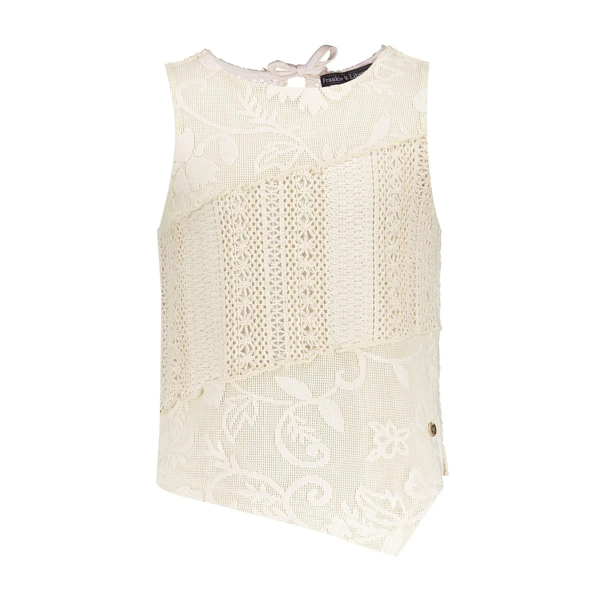 Frankie & Liberty T-shirt Vionita Crochet Top