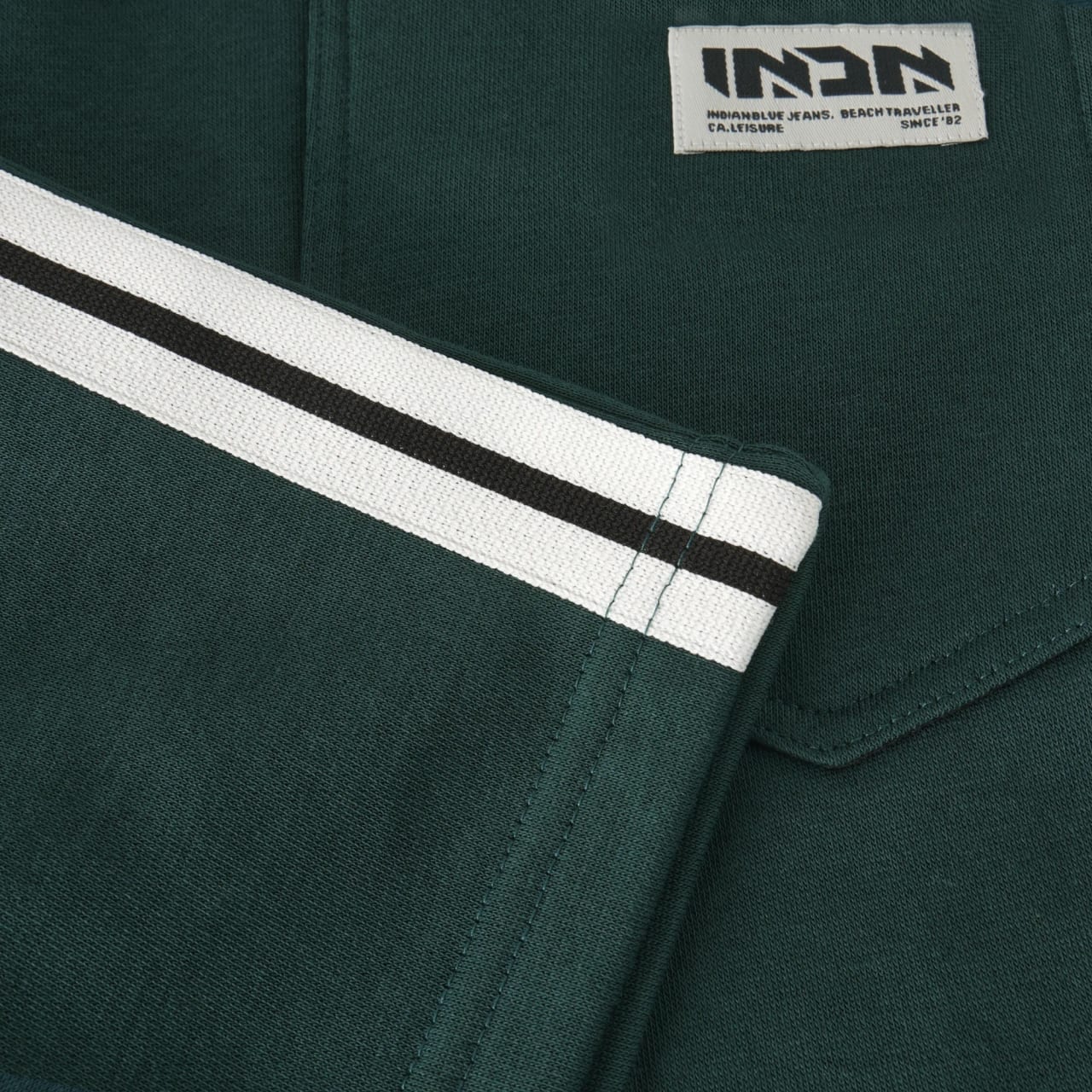 Indian Blue Loose Fit Jog Short Tape