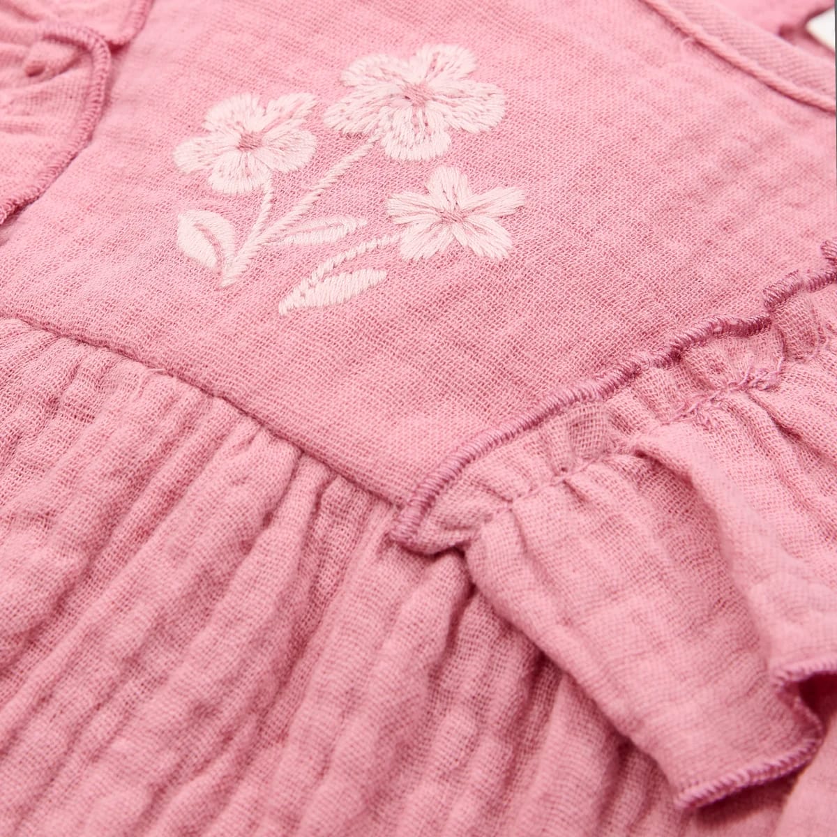 Little Dutch Jurk Roze Met Broekje Pink Blush