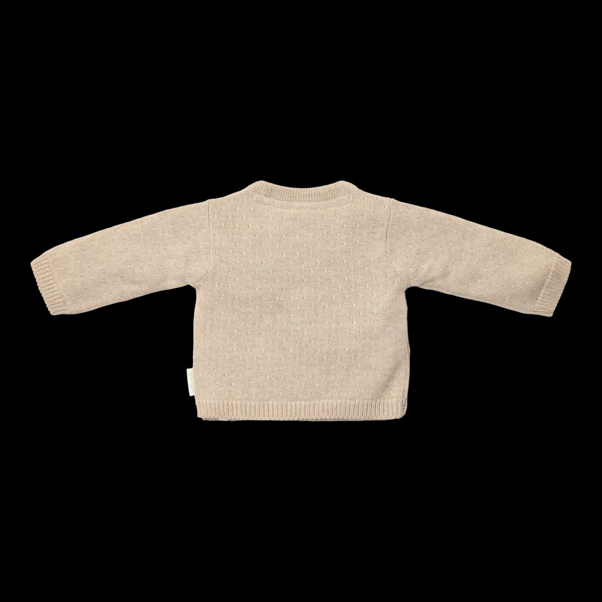 Little Dutch Vest Gebreid Vestje Overslag Soft Beige Melee