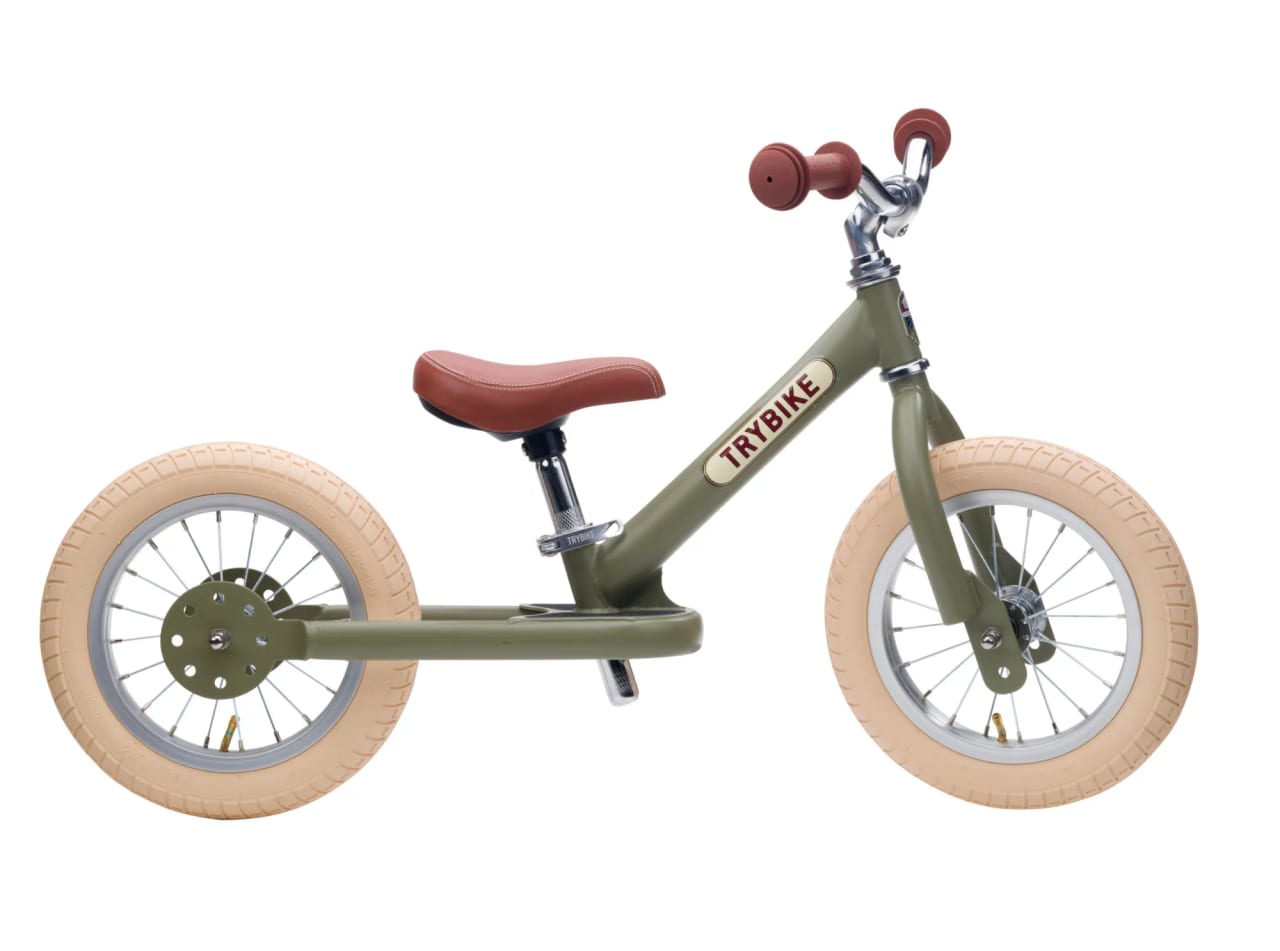 Trybike Steel Vintage Green Matt Loopfiets - foto 2