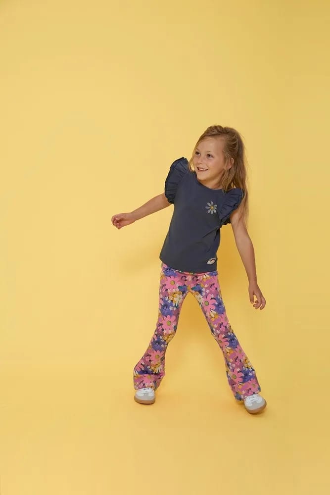 Jubel Flared Broek Aop - Rolling Into Spring