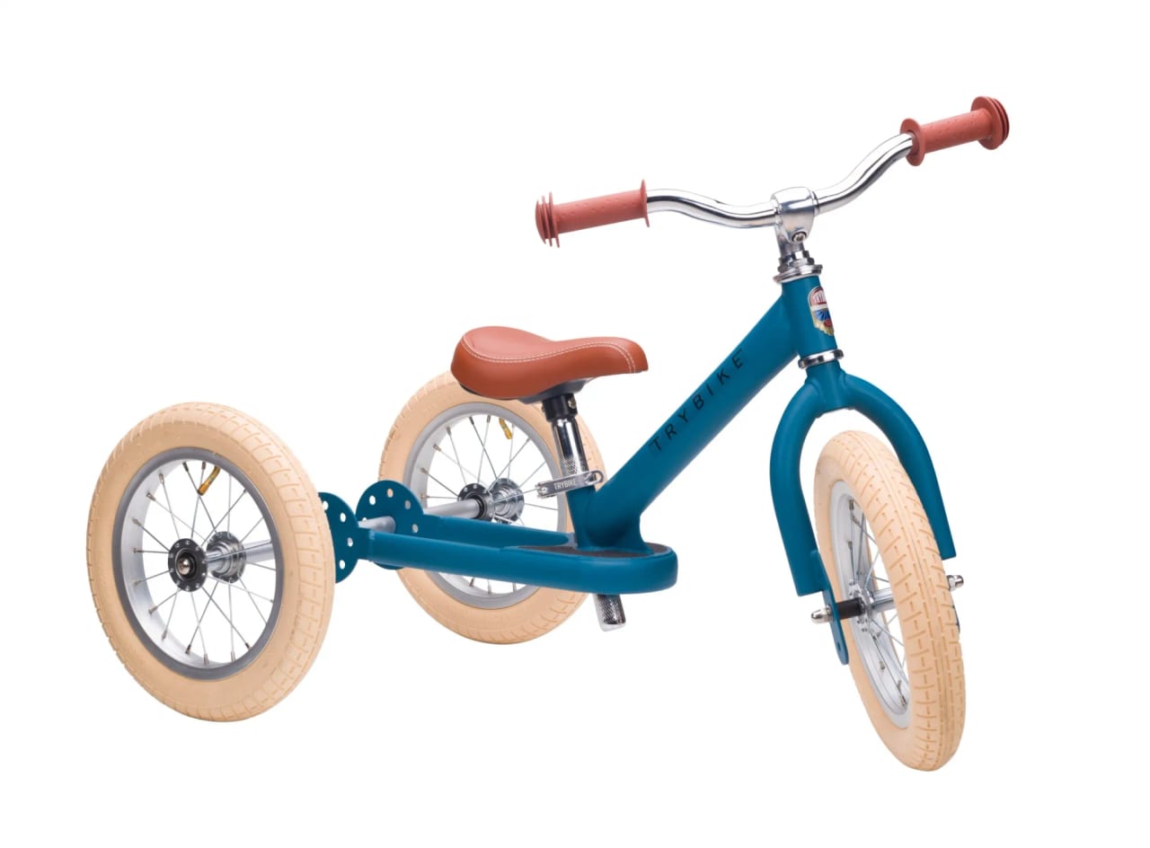 Trybike Steel Vintage Matt Blue Loopfiets