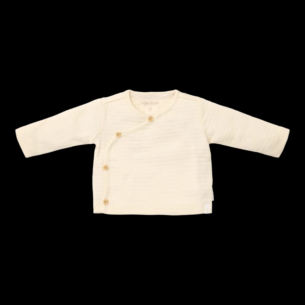 Little Dutch Longsleeve T-Shirt Overslag Lange Mouw Creme