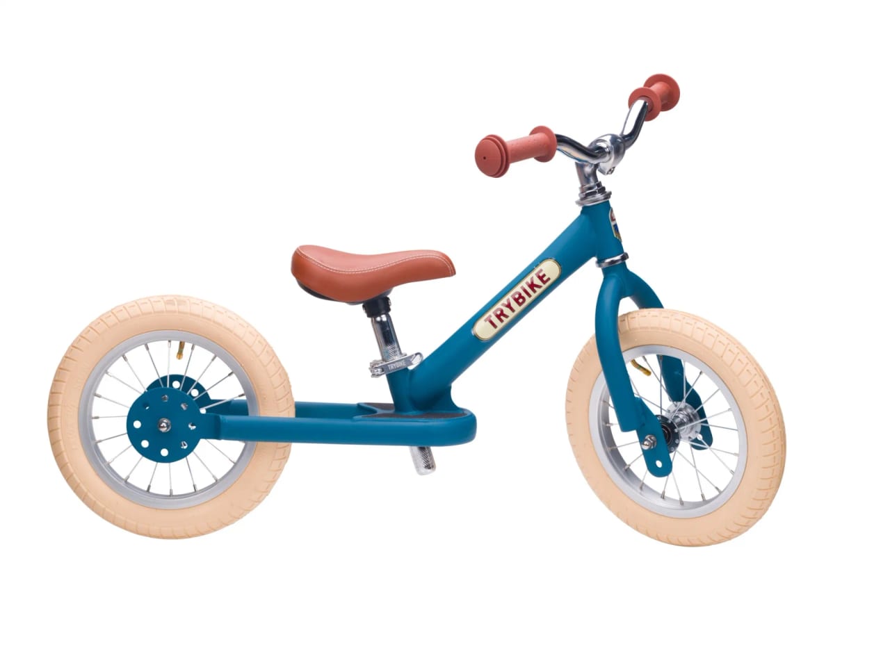 Trybike Steel Vintage Matt Blue Loopfiets - foto 4