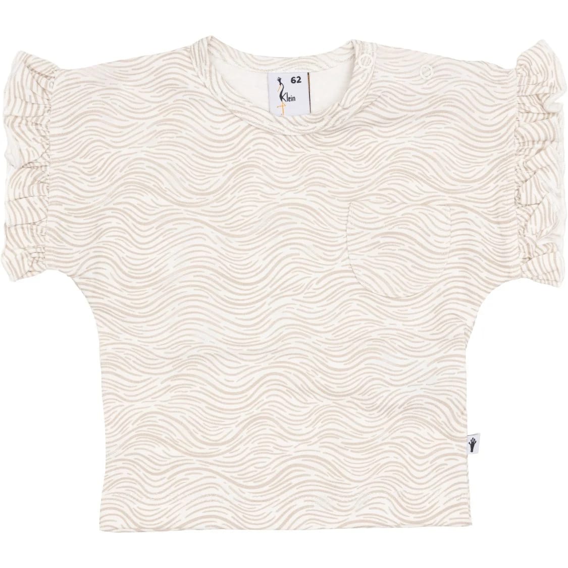 Klein T-shirt Kidscase T-Shirt Ruffle Butterfly