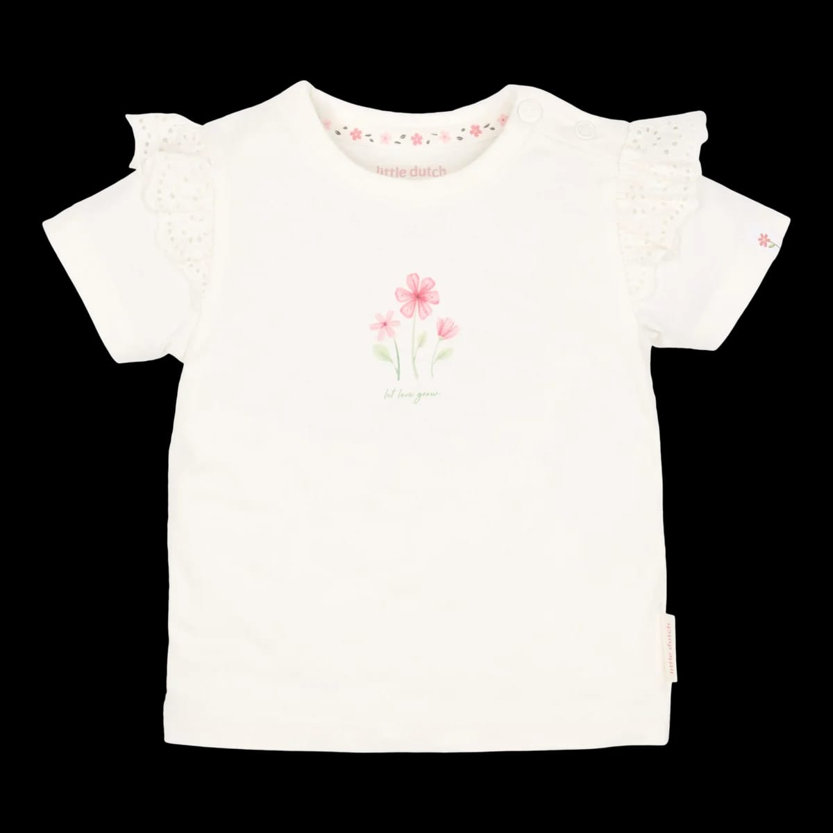 Little Dutch T-shirt Korte Mouw Wit