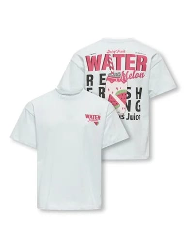 Kids Only T-shirt Kogcana Life Ss Rlx Printed Top Jrs