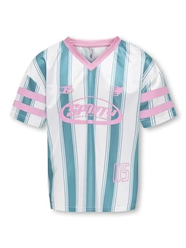 Kids Only Koglula S/S V-Neck Sporty Top Cs Jrs