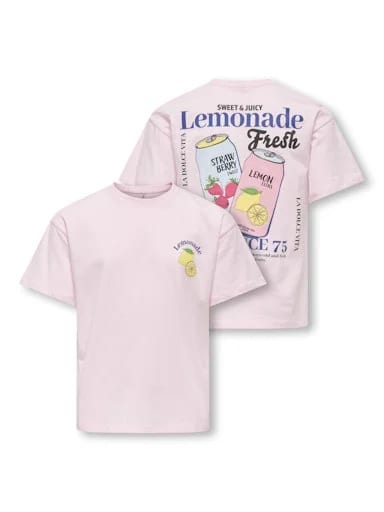 Kids Only T-shirt Kogcana Life Ss Rlx Printed Top Jrs