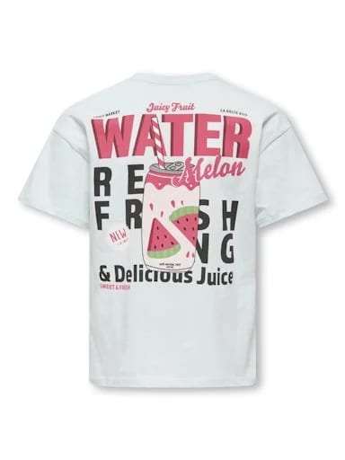Kids Only T-shirt Kogcana Life Ss Rlx Printed Top Jrs