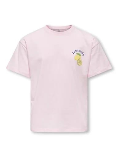 Kids Only T-shirt Kogcana Life Ss Rlx Printed Top Jrs