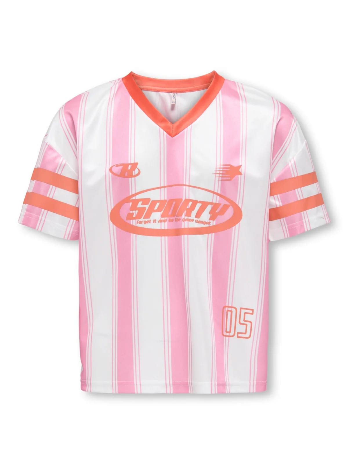 Kids Only Koglula S/S V-Neck Sporty Top Cs Jrs