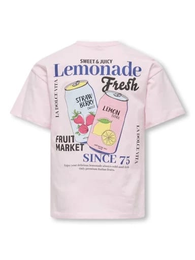 Kids Only T-shirt Kogcana Life Ss Rlx Printed Top Jrs