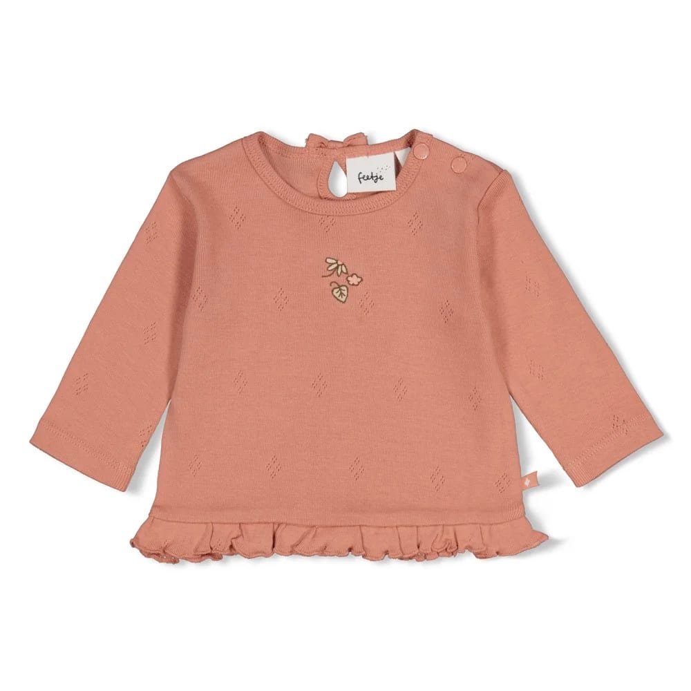 Feetje Longsleeve Pointelle Rib - Fall In Love