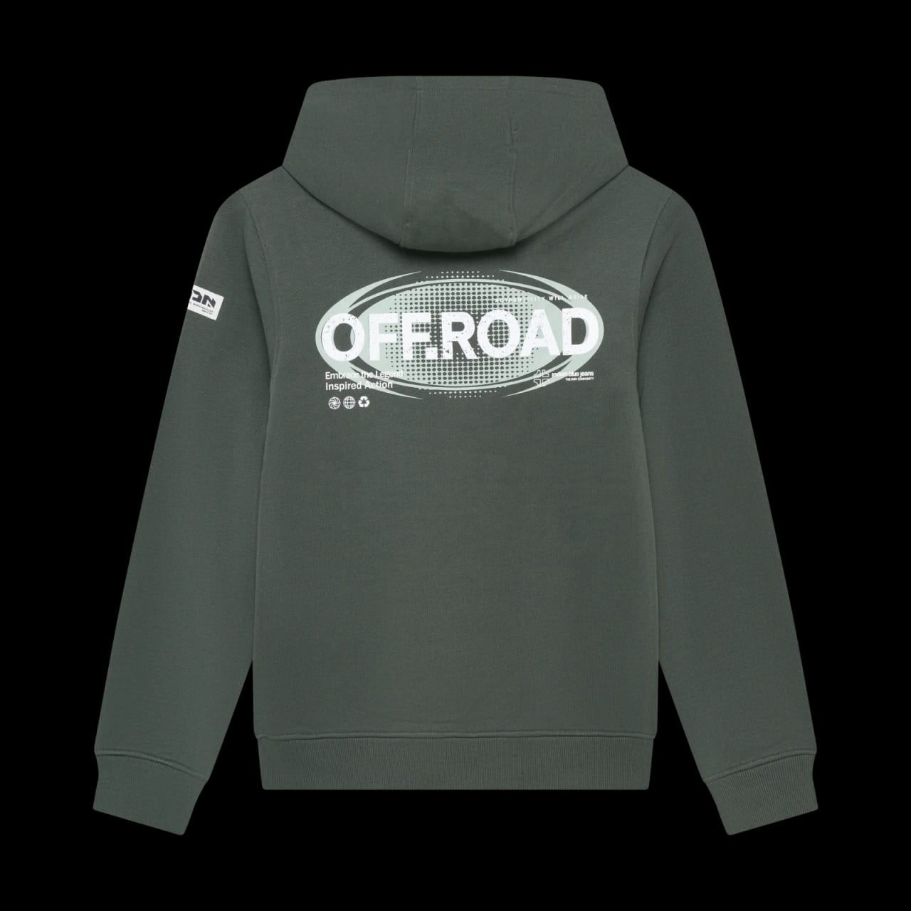 Indian Blue Hoodie Indian Brushed