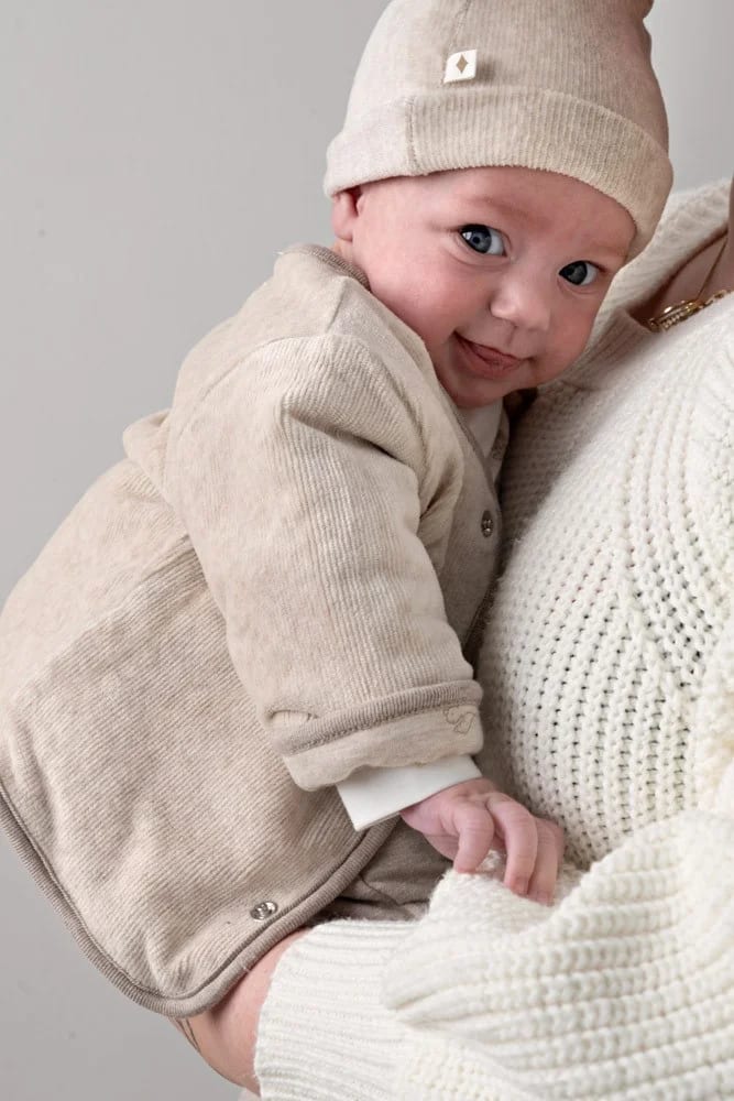 Feetje Mutsje Velours Rib - The Cuddle Company