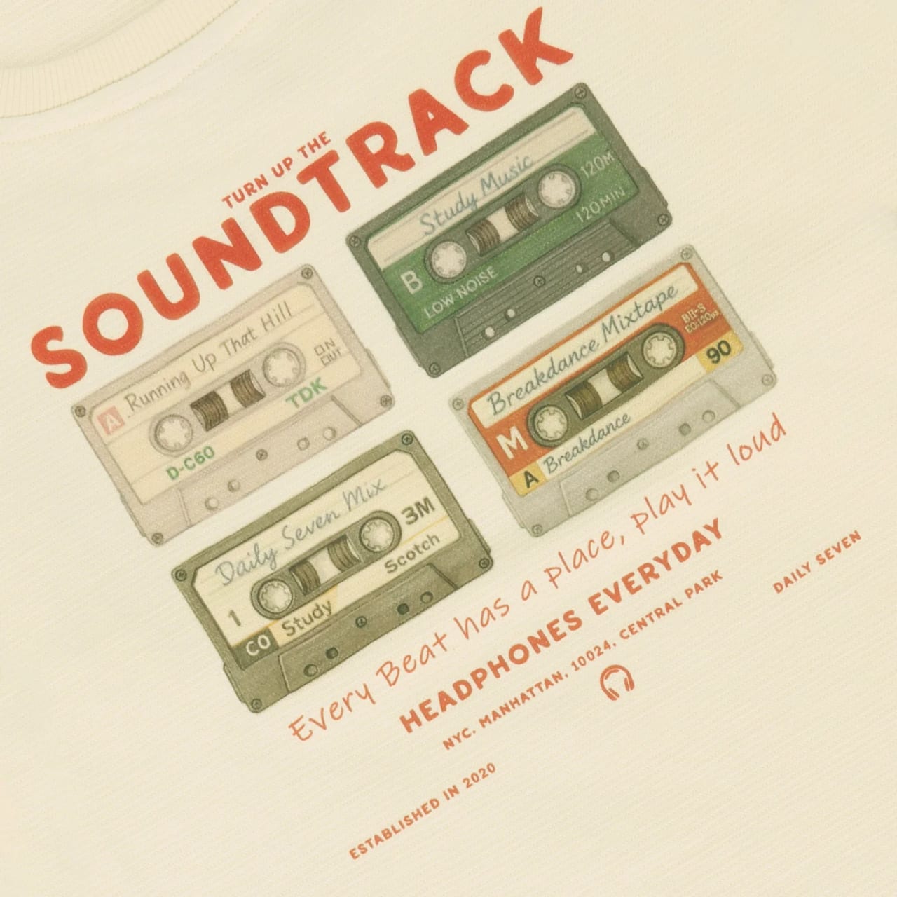 Daily7 T-Shirt Longsleeve Backprint