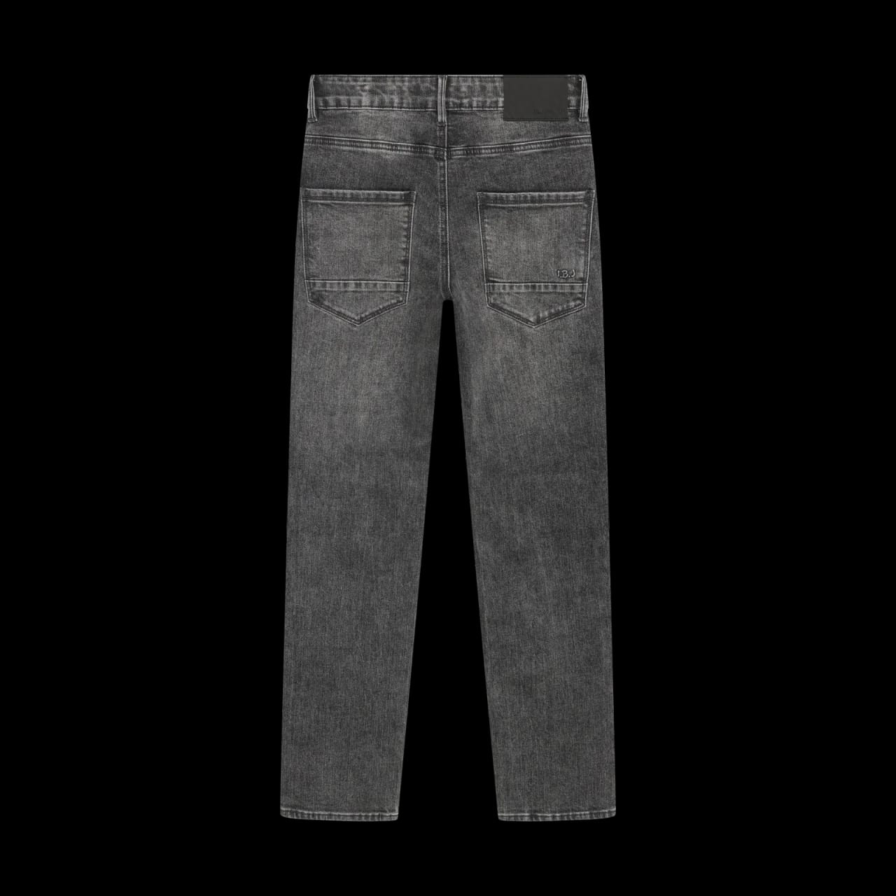 Indian Blue Wide Straight Fit Grey Jeans