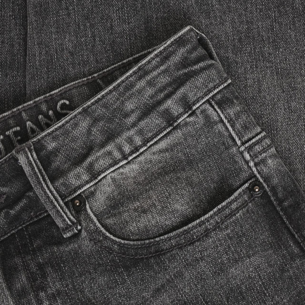 Indian Blue Wide Straight Fit Grey Jeans