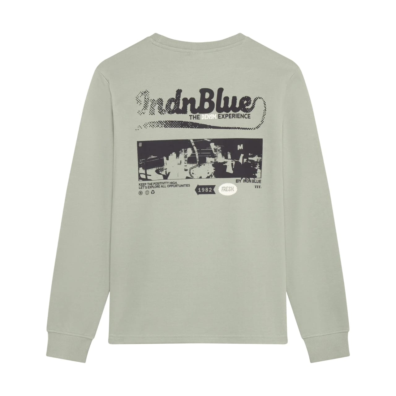 Indian Blue T-Shirt Ls Aw Sleeve