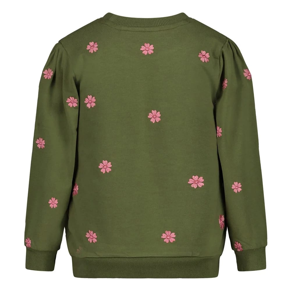 Jubel Sweater Met Borduursels - Moon Flowers - foto 2