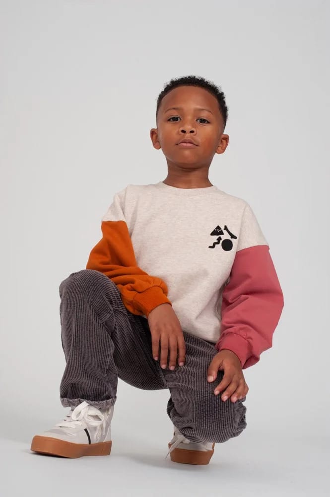 Sturdy Sweater Met Backprint Oversized - Mountain Top - foto 6