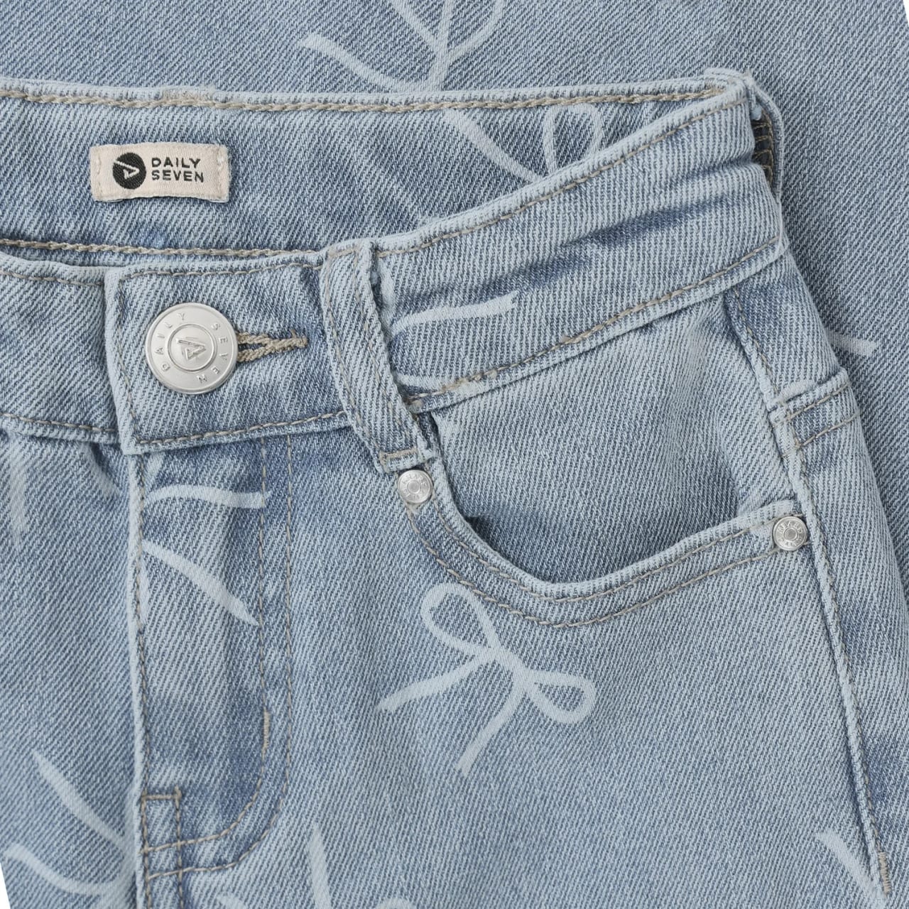 Daily7 Denim Wide Fit Bow - foto 3