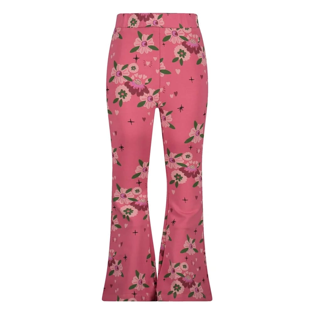 Jubel Flared Broek Aop - Moon Flowers - foto 2