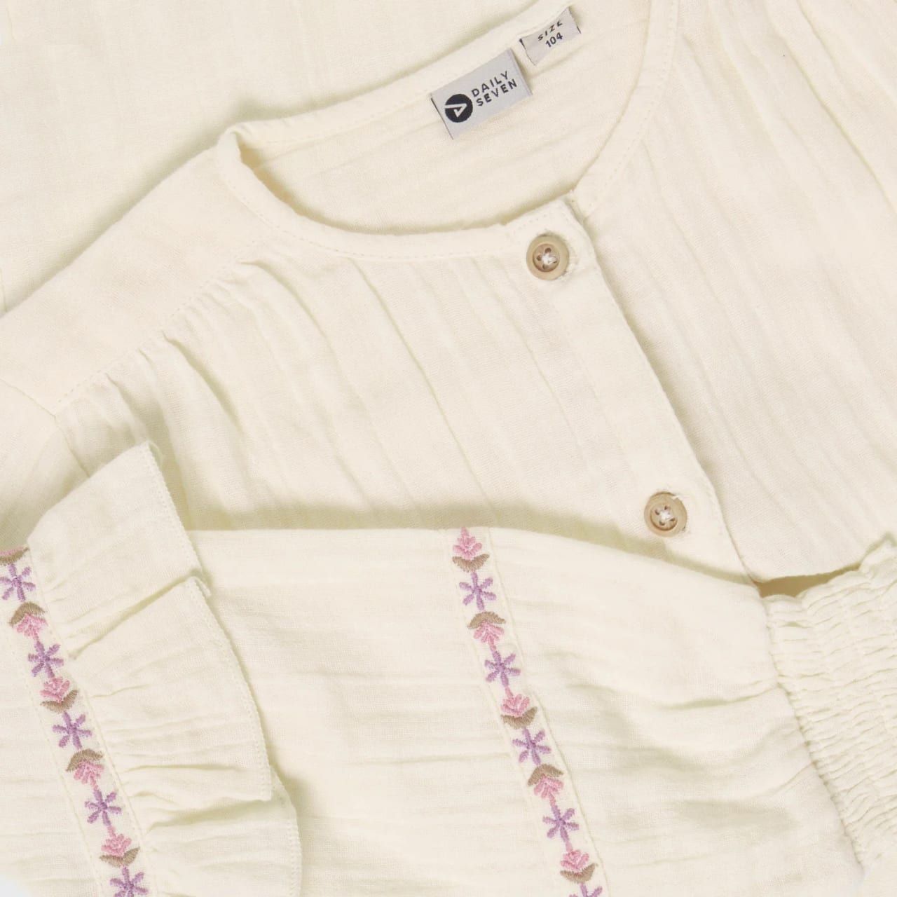 Daily7 Shirt Longsleeve Ruffle - foto 3