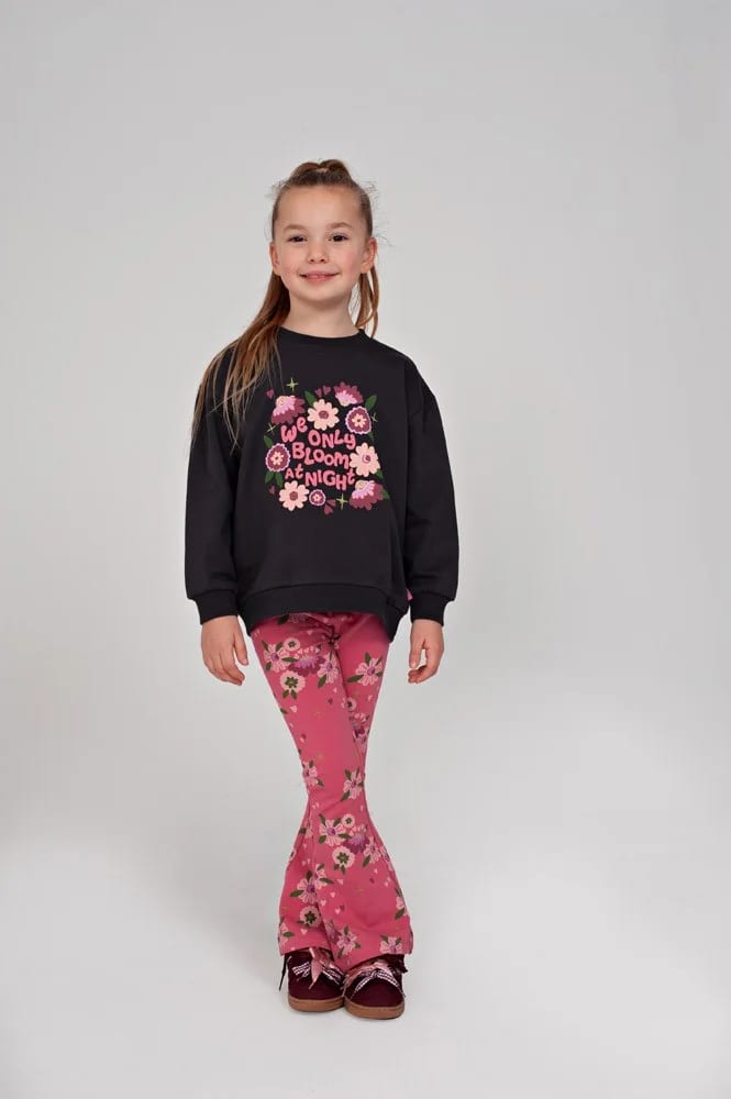 Jubel Flared Broek Aop - Moon Flowers - foto 5
