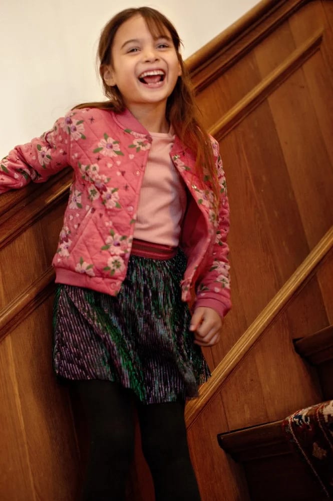 Jubel Longsleeve Rib - Moon Flowers - foto 3