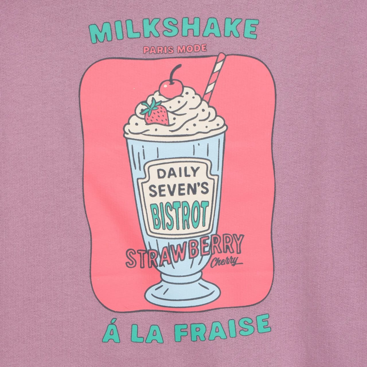 Daily7 Sweat Dress Longsleeve Print - foto 3