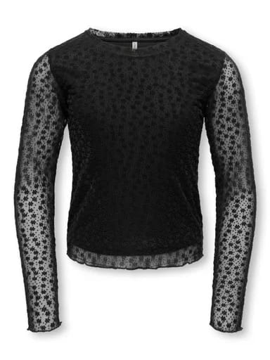 Kids Only Kogtonya LACE TOP JRS BLACK 